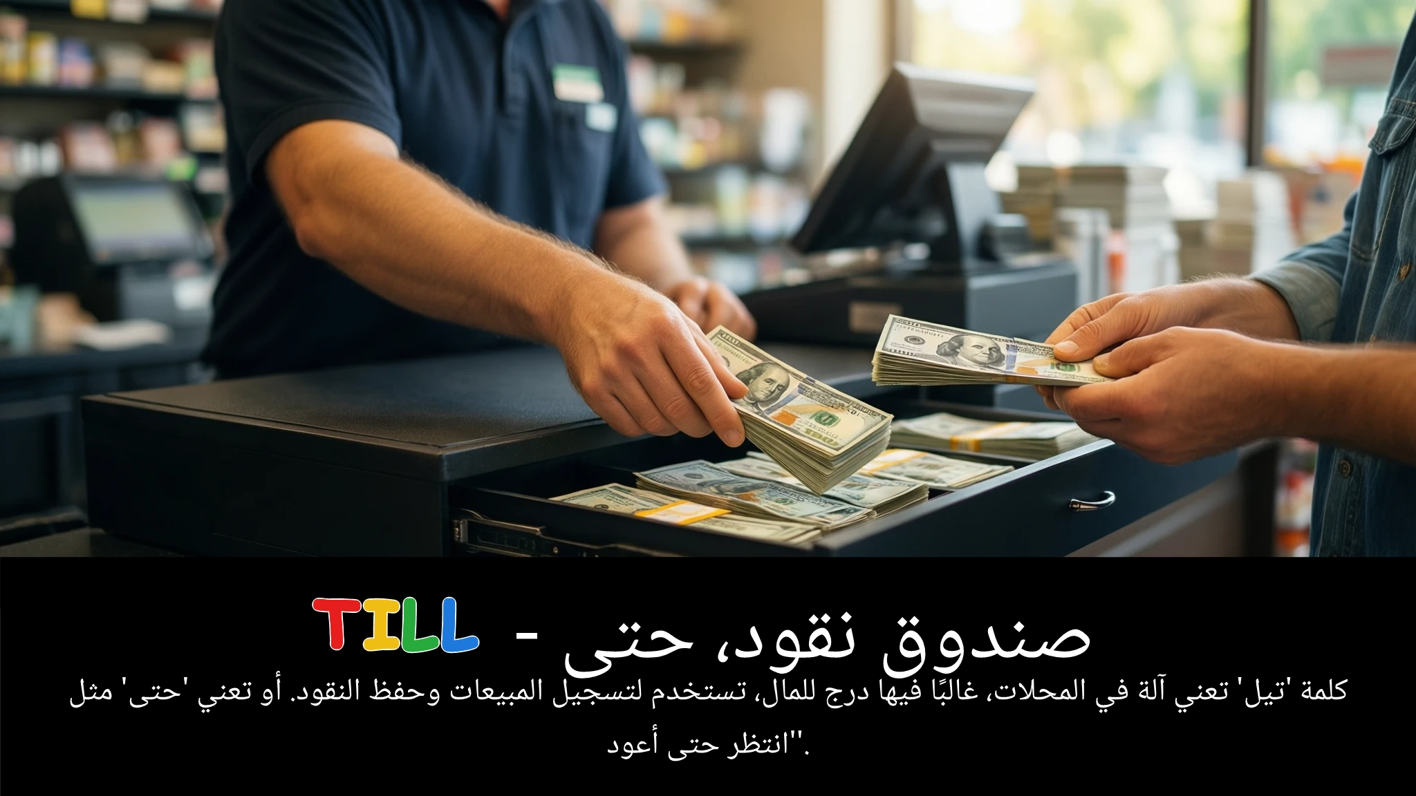 Arabic Illustration for till